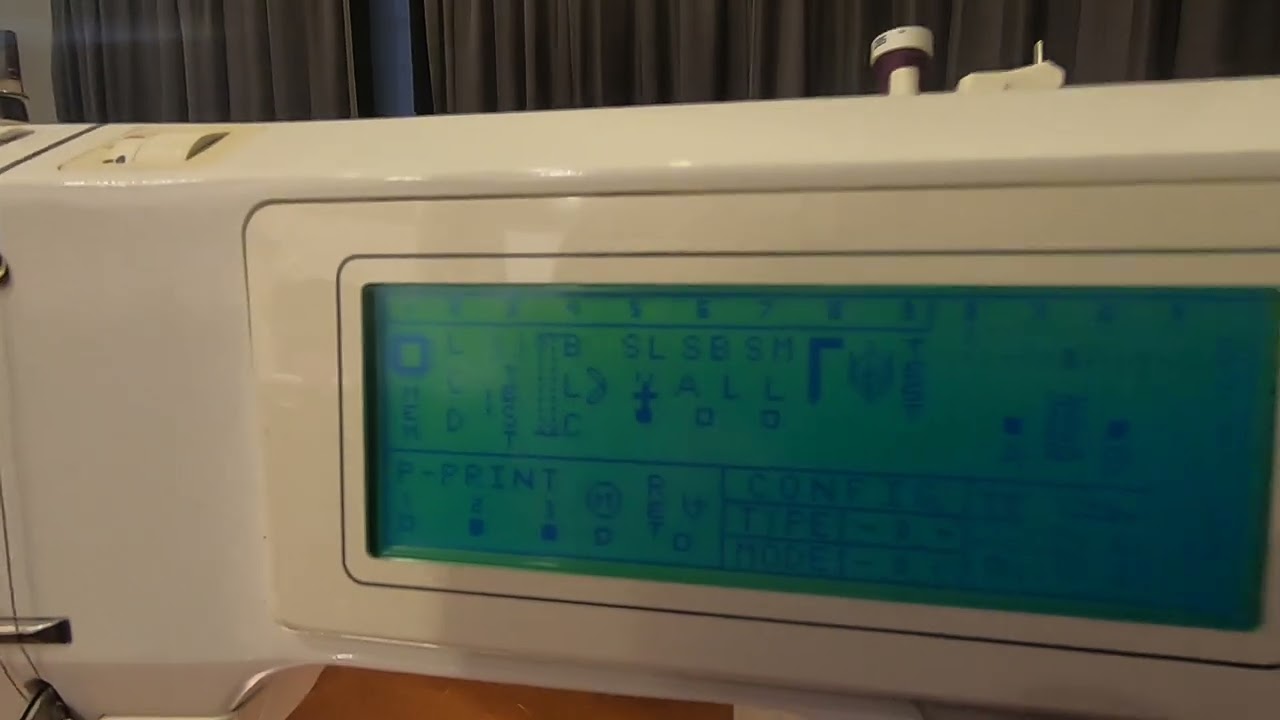Bernina 1630....Service menu YouTube