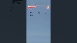 Air Force Planes Come Together In Never Seen Before Freedom Flyover