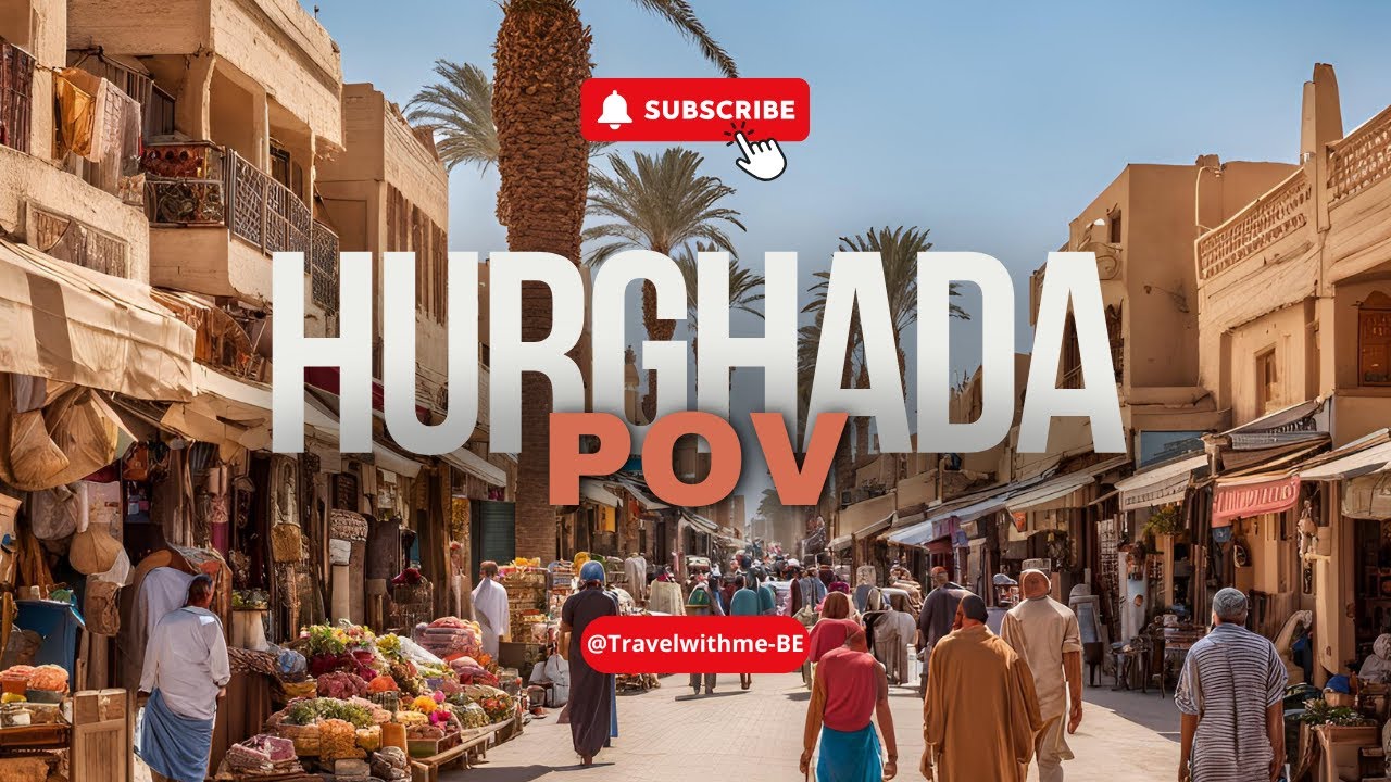 POV Sheraton Road - Hurghada |4K| Walk with me + Travel Tips