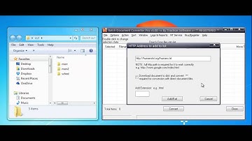 Download and Convert HTTP Files to PDF using Batch Document Converter Pro