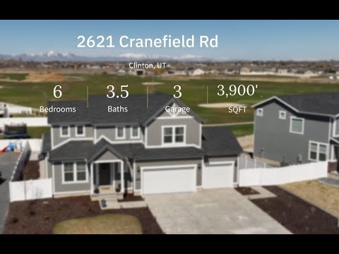 2621 Cranefield Rd, Clinton, UT home video tour