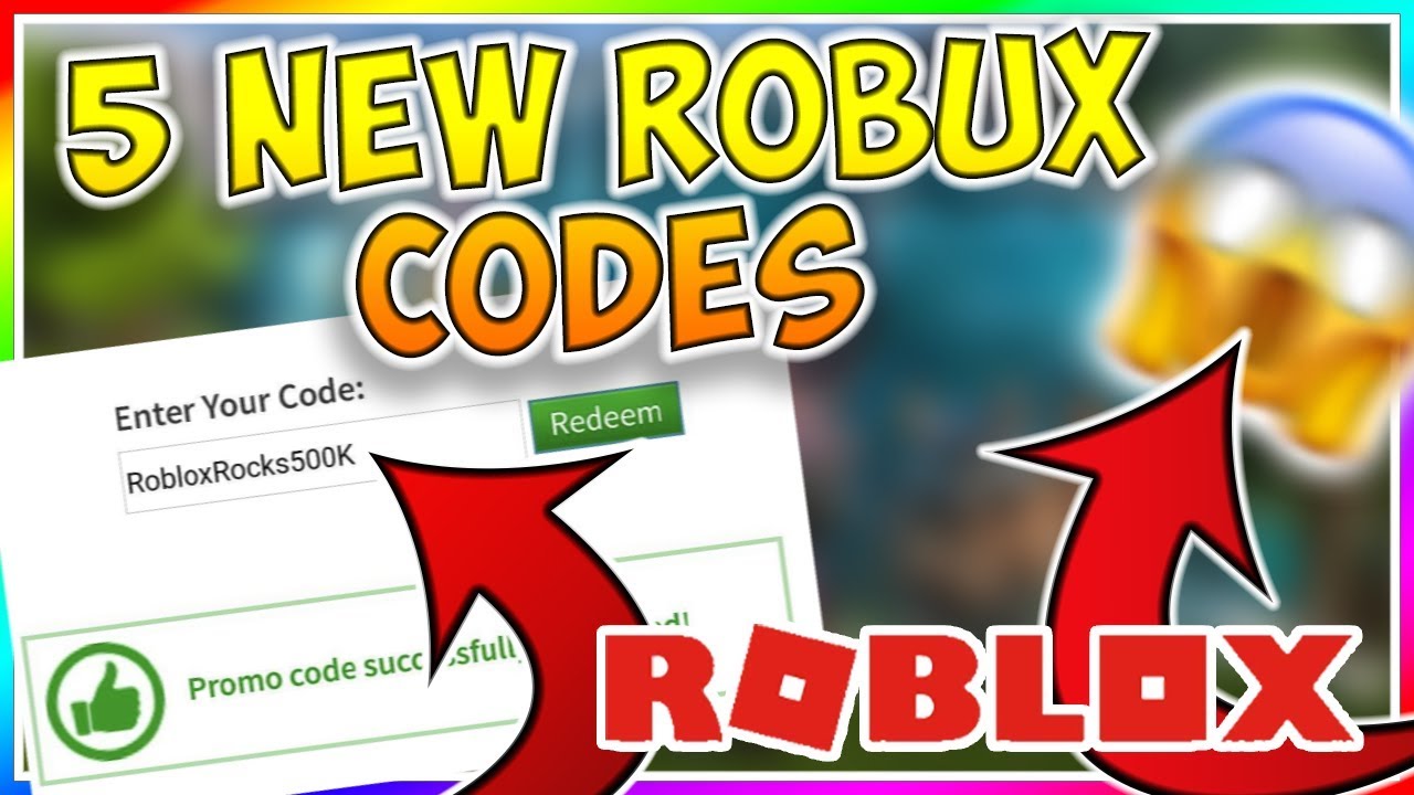 5 Codes New Roblox Promo Codes 2019 Unlimited Free Robux