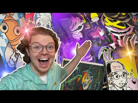 Buying one thing from EVERY artist at a convention! | CCS #art #support #trending