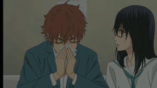 fujita tatara meets sick kiyoharu hyoudou | hyoudou sneeze and blow his nose