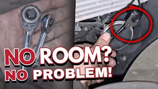 The Perfect GEARLESS Ratchet for TIGHT Spaces! @autotechmike