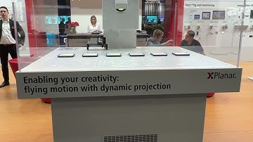 ISE 2022: Beckhoff Demos Creative Xplanar Motor System for Dynamic Projection Mapping