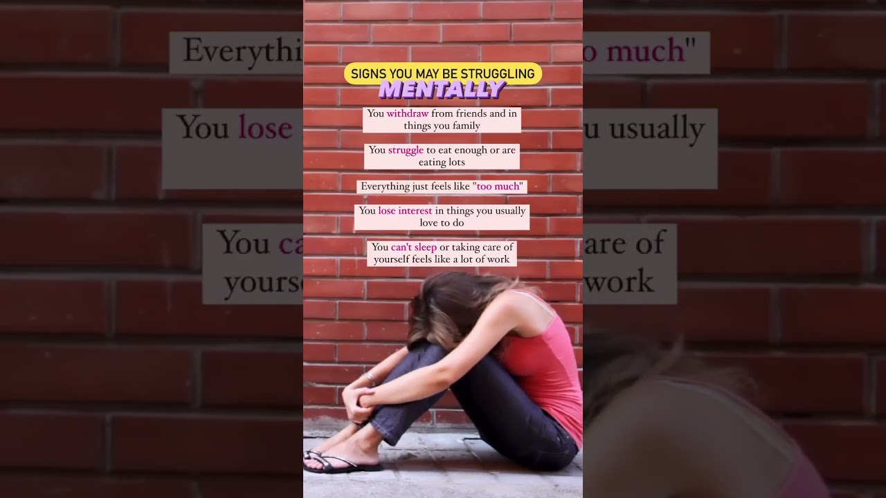 Signs You may be struggling mentally | Thriving Minds  