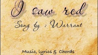 Vídeo de I Saw Red