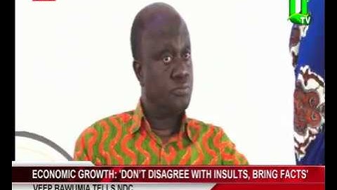 Economic Growth: Don't disagree with insults, bring facts - Dr. Bawumia tells NDC