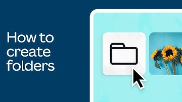 How to organize designs and create folders in Canva (9/10)