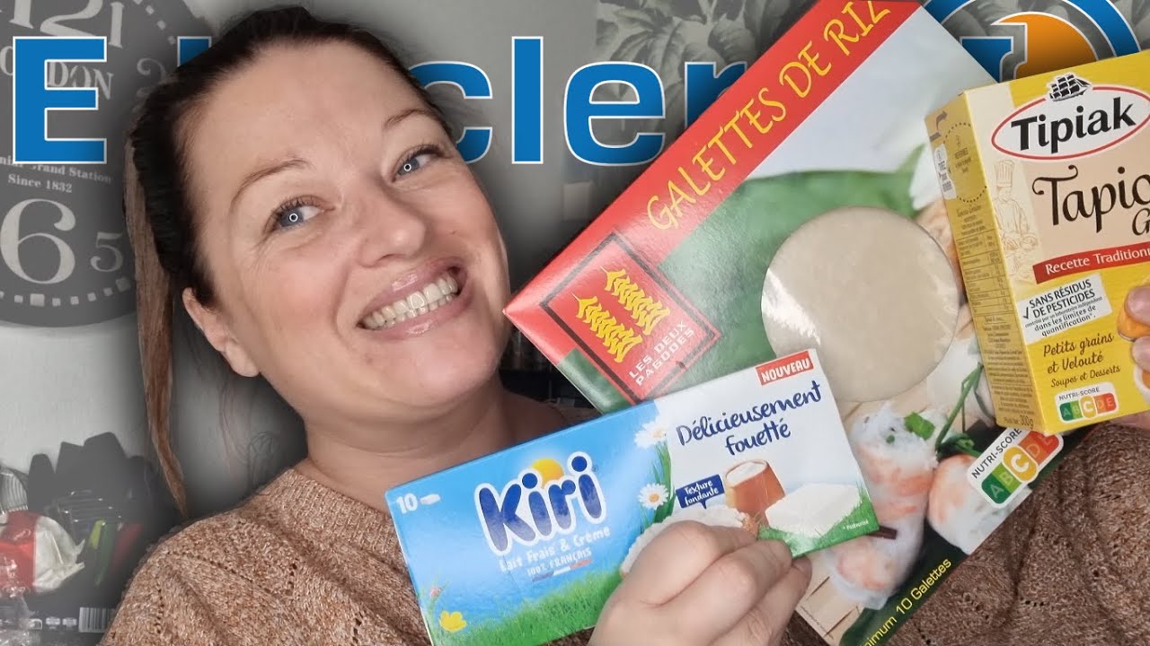 RETOUR DE COURSES LECLERC | DES NOUVEAUTÉS ?