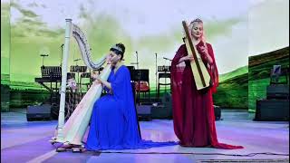 Twin Harp عازفات قيثارة #اكسبلور #القرية_العالمية #ترند #trending #viral #viralvideo #viralshorts 