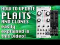 How to update mutable instruments plaits eurorack module  easy explained by penishead