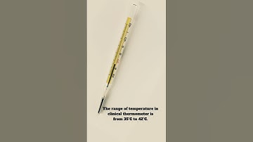 clinical thermometer | measuring human body temperature | #thermometers #temperature