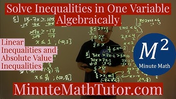Solve Inequalities in One Variable Algebraically | College Algebra