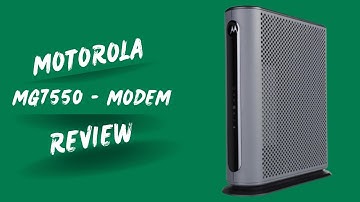 Motorola MG7550 Modem with Built-in WiFi: Xfinity Approved - Review