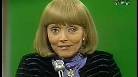 Carolyn Jones on 1982 game show- a year before she...