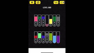 water sort puzzle level 689