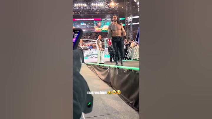 Roman Reigns going back after losing his Undisputed title against Cody Rhodes at WrestleMania 40 🥹💔