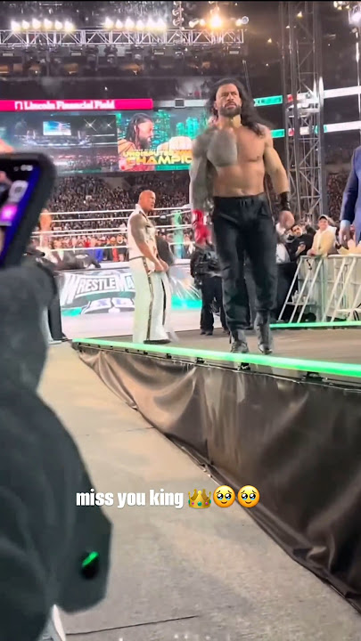 Roman Reigns going back after losing his Undisputed title against Cody Rhodes at WrestleMania 40 🥹💔