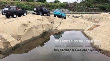 RC TOYOTA LC / Jeep Cherokee / Range Rover / MST CMX Jimny / Jun 21.2020 川本ロック#1