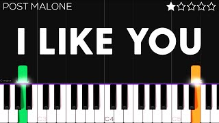 Post Malone - I Like You (A Happier Song) ft. Doja Cat | EASY Piano Tutorial