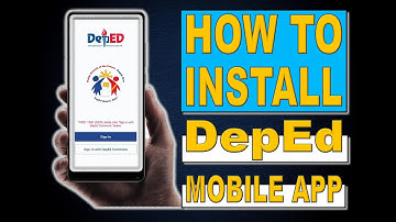 HOW TO INSTALL DEPED MOBILE APP TO ACCESS SELF-REPORTING FOR COVID-19 VACCINATION TRACKER