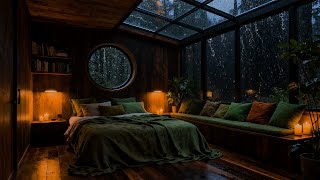 Deep Sleep Aid: Rainstorm at Night with Rolling Thunder