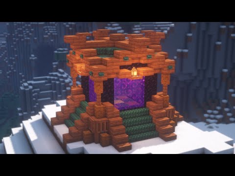 Minecraft | How to Build a Japanese Nether Portal