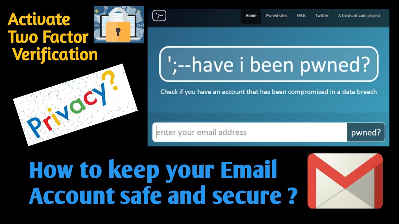 Illustration of Keep Email Account Safe From Scammers