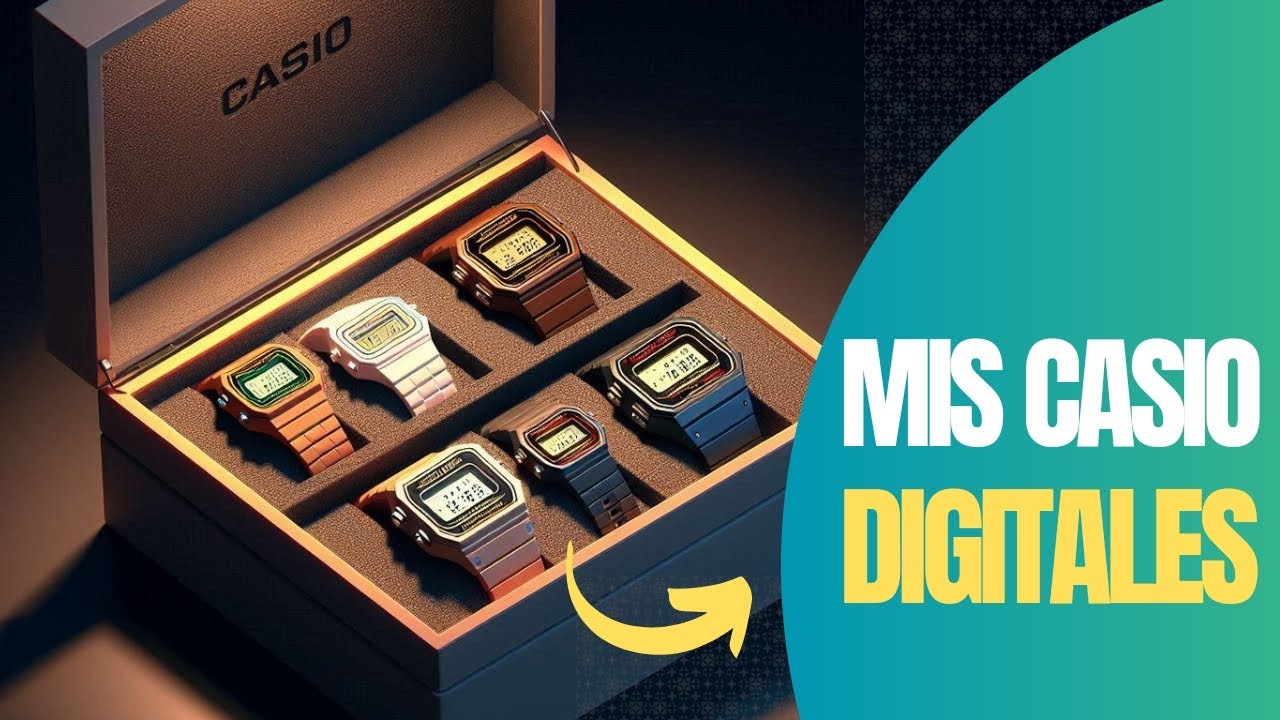 Mis Relojes Casio Digitales - YouTube
