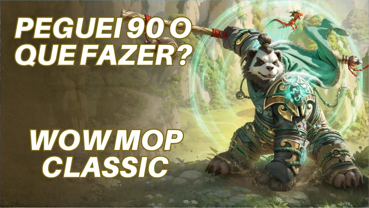PEGUEI 90 NO MOP E AGORA? || WORLD OF WARCRAFT CLASSIC MISTS OF PANDARIA