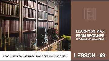 3Ds Max Tutorial Lesson 69 / Learn How To Use Book Manager Script In 3Ds MAX