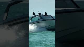 Welcome to the future of yacht buying. 🛥️✨ Vanquish yacht at Haulover Inlet.