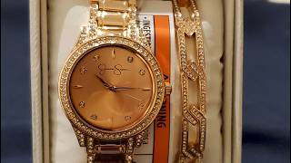 Jessica Simpson Crystal Accented Ladies Fashion Watch A GREAT gift for Her!!