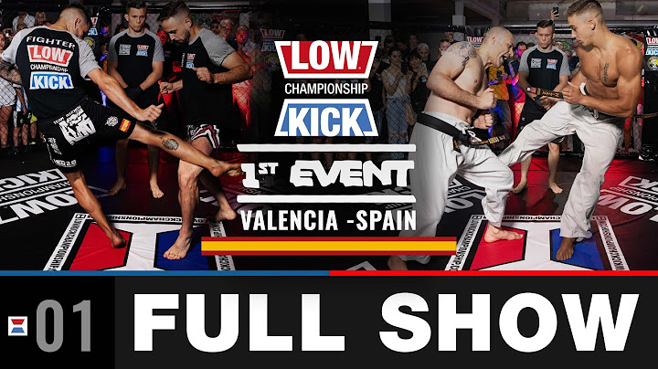 LOWKICK CHAMPIONSHIP E 01 | *Full Event* | Valencia 08- 06 - 2024 (HD Version)