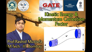 Lec-6 | Kinetic Energy Correction & Momentum Correction Factor | Introduction to Fluid Mechanics