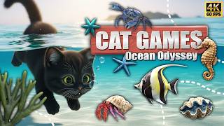 CAT GAMES 🐠 Ocean Odyssey - Realistic 3D Sea Creatures Compilation 🐚 8 HOURS 😻 Vol 3 screenshot 5