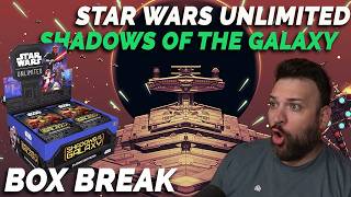 Shadows of the Galaxy Booster Box Unboxing! Star Wars Unlimited
