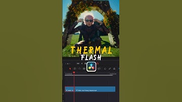 Thermal flash effect in DaVinci Resolve