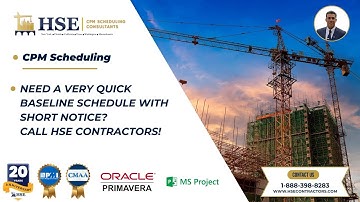 Baseline schedule example for high-rise commercial tower