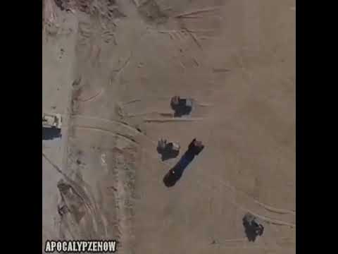 طائرة بدون طيار مسلحة في مهمة عمل