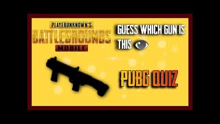 Guess The Weapon in PUBG Mobile | Ultimate Quiz #1 screenshot 5