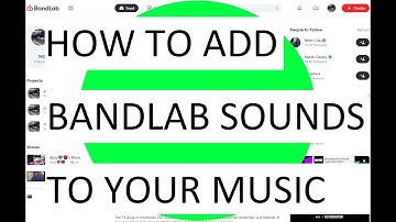 BEGINNER BANDLAB TUTORIAL: How To Add BandLab Sounds!!!