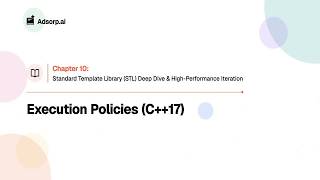 10.6 | Execution Policies (C++17)