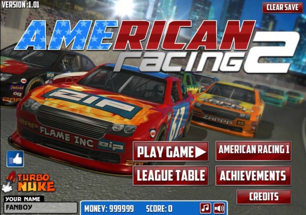 American Racing 2 Game - racing games american racing 2 gameplay - YouTube