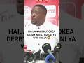 SEMAJI HAIJAWAHI KUTOKEA DERBY MBILI NDANI YA WIKI MOJA Shortsviral Simbasc Yangasc 