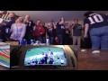 Patriots vs Falcons fans reactions.