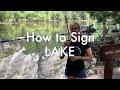 Learn How to Sign the Word Lake