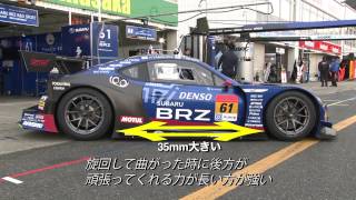 SUBARU BRZ GT300 2017 SUPER GT 岡山公式合同テスト